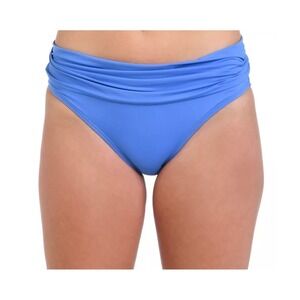 La Blanca Island Goddess Hipster Bikini Bottom Chambray Blue LB0IG95